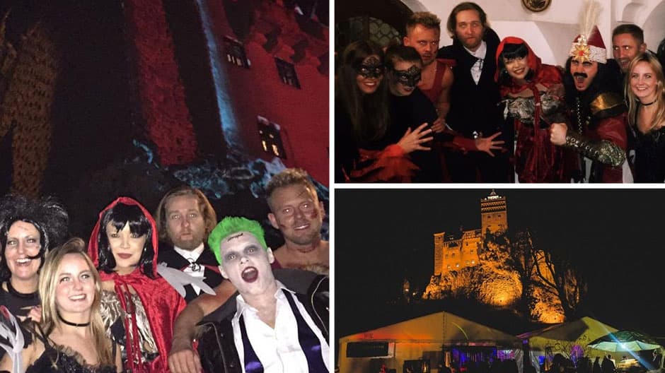 HALLOWEEN PARTY AT BRAN CASTLE IN TRANSYLVANIA