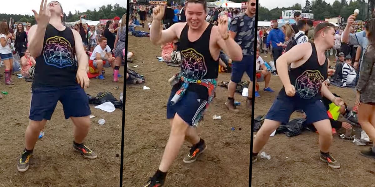Fred Rawicz ripping it up at T in the Park last year?