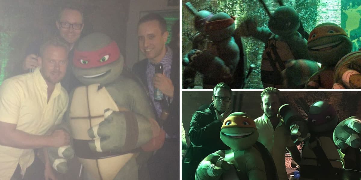 Partying with Dr Martens and the Teenage Mutant Ninja Turtles