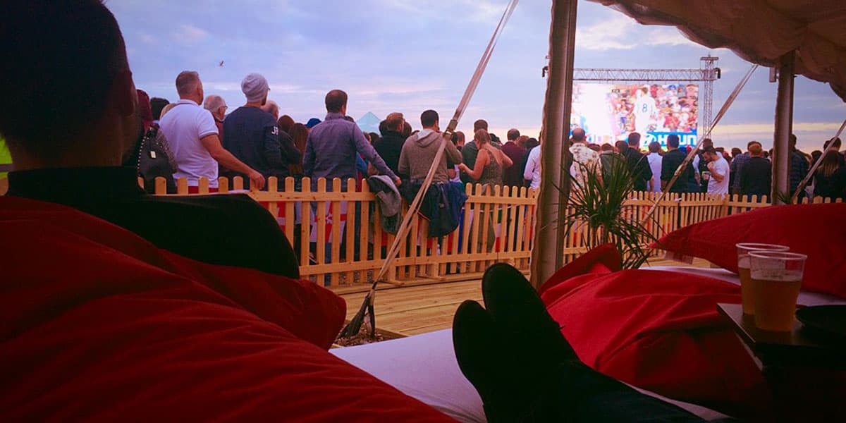 Brighton's Big Screen showing England vs Russia Euro 2016