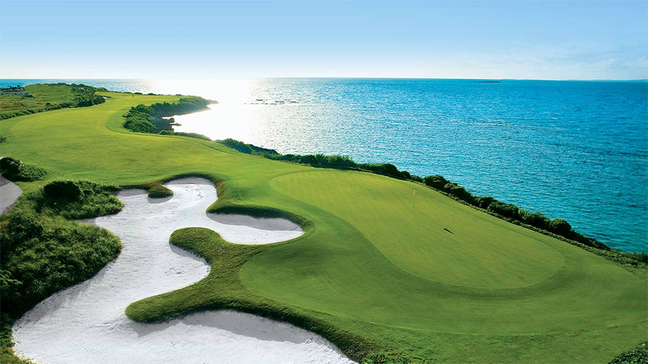 Greg Norman-designed golf course in Emerald Bay Bahamas