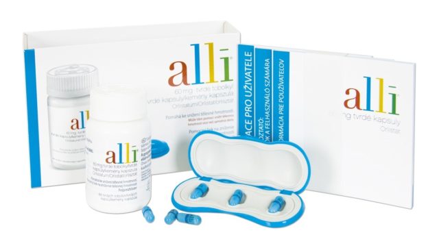 Alli (Orlistat) weight loss pills