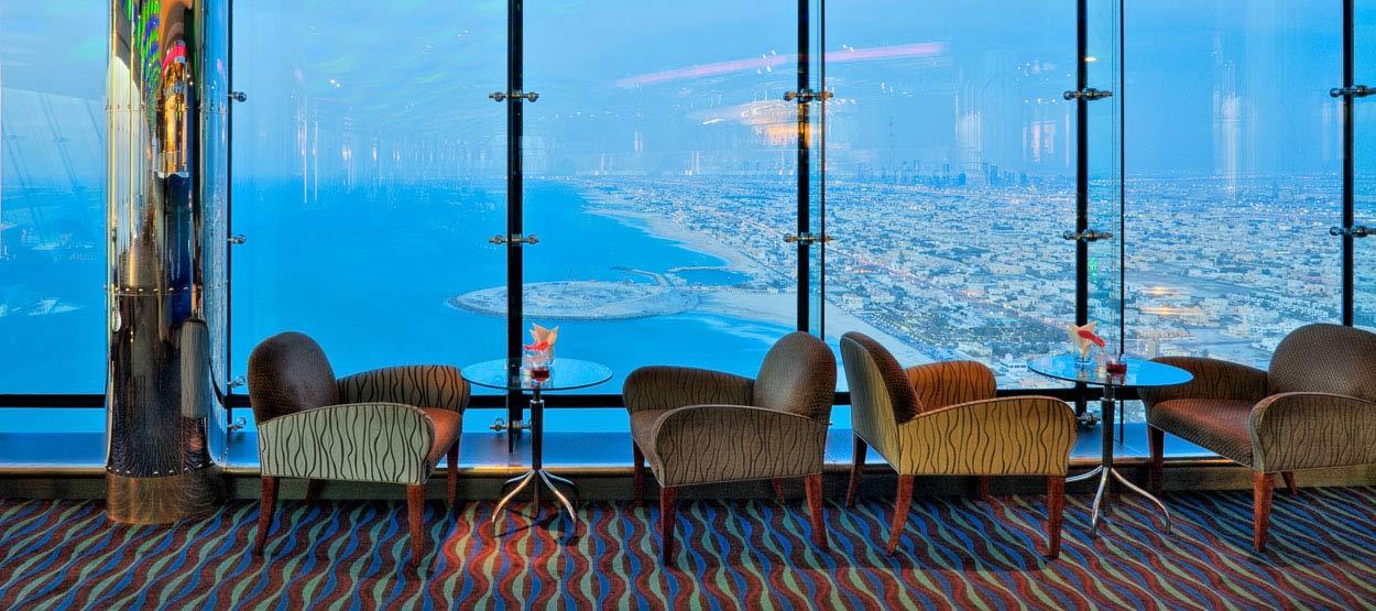 Burj Al Arab Skyview Bar - The world's first and only 7* hotel