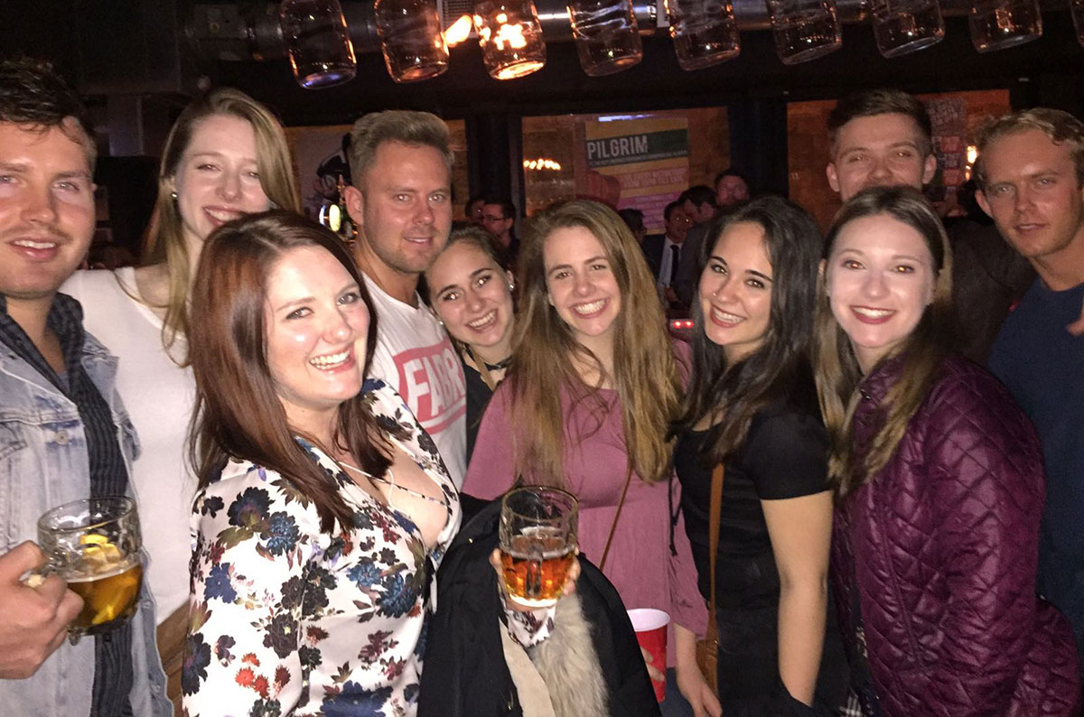 A night out hosted by The Edinburgh Pub Crawl tour guides