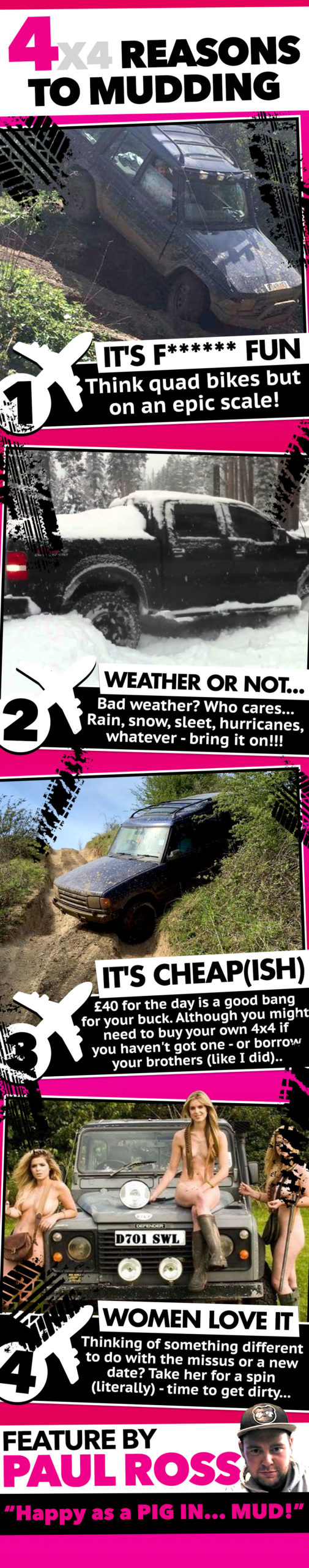 4x4 reasons to go mudding