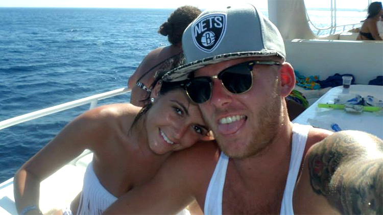 Mark and Cass on boat in Egypt