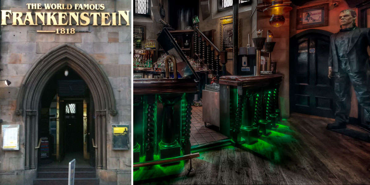The Frankenstein pub, Edinburgh. Scotland